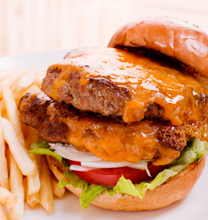 写真：パニーノダブルバーガー